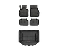 FROGUM ProLine 3D Un Juego de Alfombrillas de Goma para Coche y cubeta Maletero con Logo Alfombras para BMW X2 F39 2018-2023| Los Bordes más Altos