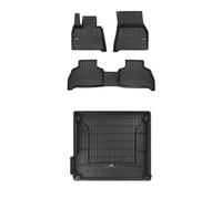 FROGUM ProLine 3D Un Juego de Alfombrillas de Goma para Coche y cubeta Maletero con Logo Alfombras para BMW X5 G05 Desde 2018| Los Bordes más Altos