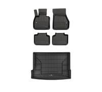 FROGUM ProLine 3D Un Juego de Alfombrillas de Goma para Coche y cubeta Maletero con Logo Alfombras para BMW X2 F39 2018-2023| Los Bordes más Altos