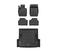 FROGUM ProLine 3D Un Juego de Alfombrillas de Goma para Coche y cubeta Maletero con Logo Alfombras para BMW Serie 3 E91 2004-2012| Los Bordes más Altos