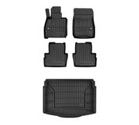 FROGUM ProLine 3D Un Juego de Alfombrillas de Goma para Coche y cubeta Maletero exclusivas Alfombras para Mazda CX-3 2014-2021 | Los Bordes más Altos