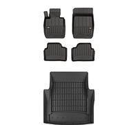 FROGUM ProLine 3D Un Juego de Alfombrillas de Goma para Coche y cubeta Maletero exclusivas Alfombras para BMW Serie 3 E90 2004-2012 | Los Bordes más Altos