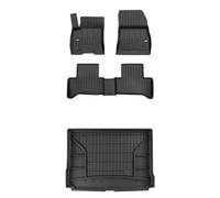 FROGUM ProLine 3D Un Juego de Alfombrillas de Goma para Coche y cubeta Maletero exclusivas Alfombras para Mercedes-Benz EQA Desde 2021 | Los Bordes más Altos