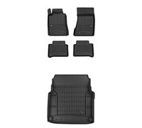FROGUM ProLine 3D Un Juego de Alfombrillas de Goma para Coche y cubeta Maletero exclusivas Alfombras para Mercedes-Benz Clase E W211 2006-2009 | Los Bordes más Altos