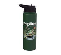 FrogWatch Field Observer Anfibios Humedal Stainless Steel Insulated Water Bottle