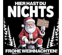 Frohe Weihnachten! Hier hast du NICHTS - Das lustige Geschenk für alle, die sich nichts wünschen | Witziges Weihnachtsbuch für Männer, Frauen & Kollegen