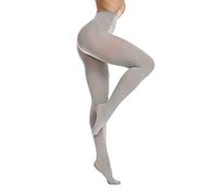 Frola Nur die Damen Medias 80 DEN, opacas, microfibra, suaves Medias para mujer, gris, XXL-3XL Grande