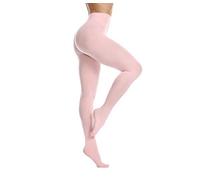 Frola Nur die Damen Medias 80 DEN, opacas, microfibra, suaves, medias para mujer, Rosa., S-M