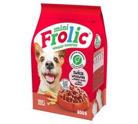 Frolic Mini pienso para Perro, alimento seco con Sabor a Carne de Vaca, 5 Bolsas de 800 g