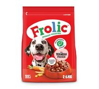 Frolic Pienso Semihúmedo para Perros Adultos Sabor Buey, Bolsa de 2.6 Kg
