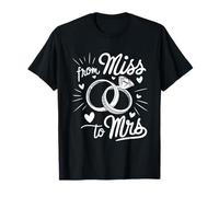 from Miss to Mrs - Anillo de Compromiso para Despedida de Soltera Camiseta