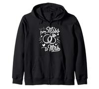 from Miss to Mrs - Anillo de Compromiso para Despedida de Soltera Sudadera con Capucha