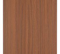 From Plain To Beautiful In Hours MG-2010-SAM-2p - Mini paredes redondeadas de listones de madera, caoba, muestra de 3 x 12 pulgadas (paquete de 2)