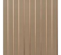 From Plain To Beautiful In Hours MG-2505-SAM-2p - Paredes de listones de madera de panal, oro perla mate, muestra de 3 x 12 pulgadas (paquete de 2)