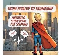 From Rivalry to Friendship.: A Superhero story book for coloring for kids, about rivalry, friendship and teamwork.