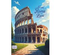 From Rome With Love Notebook for Scholl, College, Notes & Journaling: Format A5 | 180 pages with 30 lines on page
