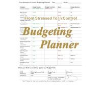 From Stressed To In Control Budgeting Planner: 48 Month Companion to Help You Plan, Save, and Take Control