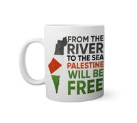From The River To The Palestine Will Be Free Taza Blanca 330ml