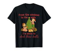 from The Windows to Walls Deck These Halls Christmas Camiseta