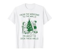 from The Windows to Walls Deck These Halls Christmas Camiseta