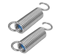 Fromann Muelles de repuesto para sillón reclinable de 8,9 cm con mecanismo de doble gancho, 2 unidades, diámetro de alambre de 2,7 mm