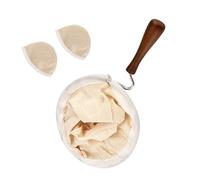 FROMCEO 3 bolsas de café prácticas de tela, colador de calcetines para preparación de goteo a mano, bolsas de filtro de café de algodón de varios tamaños para elaboración a mano