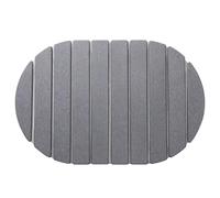 FROMCEO Alfombrilla de baño de diatomita plegable y antideslizante de secado rápido que garantiza un suelo seguro en ambientes húmedos, tapete de baño de diatomita