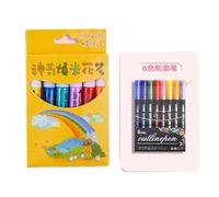FROMCEO Bolígrafo artístico tridimensional para niños, herramienta de dibujo de espuma Multicolor, herramienta de pintura educativa para hacer tarjetas, escuela
