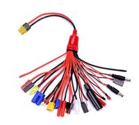 FROMCEO Cable de Carga Flexible 19 en 1 con Conectores aislados para un Suministro de energía Seguro y un Cable de Dispositivos múltiples para automóviles