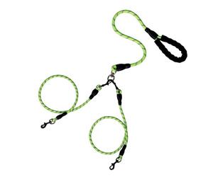 FROMCEO Correas reflectantes de alta durabilidad con cordón desmontable ergonómico y un botón de mano para pasear al perro, correas de retracción automática