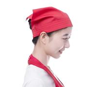 FROMCEO Diadema de algodón para camareros con Elegante diseño Bordado, Industria de Servicios alimentarios, Diadema Bordada para Cocinero
