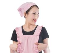 FROMCEO Diadema de algodón para camareros con Elegante diseño Bordado, Industria de Servicios alimentarios, Diadema Bordada para Cocinero