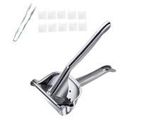 FROMCEO El juego de exprimidores mejorado incluye clip de alimentos y bolsas de jugos adecuadas para filtrar y exprimir eficientemente varias frutas con palancas ergonómicas