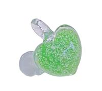 FROMCEO Elegante colgante de corazón con alas de cristal hecho a mano para collar, llavero, bolsa, decoración, llavero, cadena de teléfono, accesorios únicos hechos a mano, talla única, como se