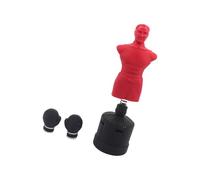 FROMCEO Juego de guantes de boxeo en miniatura y saco de boxeo a escala 1/12, accesorio realista de casa de juguete coleccionable con detalles intrincados, casas de muñecas, decoraciones deportivas