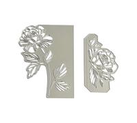 FROMCEO Plantillas troqueladas de flores para álbumes de recortes, herramienta de grabado en relieve de acero al carbono para álbumes de recortes, tarjetas, álbumes de fotos, tarjetas de vacaciones