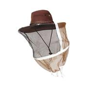 FROMCEO Sombrero de Trabajador apiario con Ancha y diseño Espacioso para Permanecer cómodo bajo la luz del cuidar Abejas Sombrero de apiario con Velo de Red