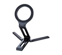 FROMCEO Soporte plegable de aleación de aluminio para teléfono que ofrece estabilidad y portabilidad para transmitir fotografía, oficina, hogar, viajes