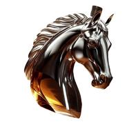 FROMCEO Unique Horse Head Designs - Dispensador de bebidas alcohólicas de cristal, botella de whisky para regalo de viaje y entretenimiento, solución de almacenamiento de bebidas, decantador de whisky