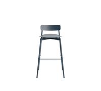 FROMME Taburete de Bar Alt.75 Gris Azul