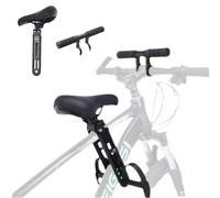 Front Bike Seat for Toddler, Kids Bike Seat and Handlebar Detachable, Child Bicycle Seats with Foot Pedals for 2-5 Years Compatible with All Adult Mountain Bikes