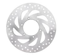 Front Brake Disc Rotor, 265mm High Strength Steel Motorcycle Brake Disc Replacement Lightweight Performance Brake Tool For SCORPIO Z