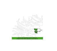 Front Bumper Outer Grille Vent Mesh Grill with Vent Panel for Range Sport 2018-2019 Right LR099793,LR099300