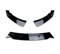 Front Bumper Reinforcement Crash Bar Compatible con 1 Serie F20 F21 116i 118i 120i Parachoques Delantero alerón Divisor Cuerpo Kit de ABS Negro Brillante Carbono(Gloss Black)