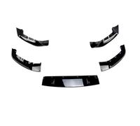 Front Bumper Reinforcement Crash Bar Compatible con BMW Serie 5 G30 G31 2018-2020Pre m-Sport, Parachoques Delantero, alerón Divisor Inferior, Protector de Labios, Kit de carrocería(Glossy Black)
