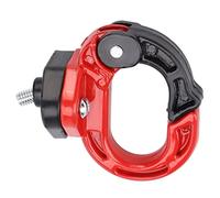Front Claw Scooter, colgador delantero de moto, equipaje, casco, gancho para bolso, acero de aleación, aluminio, 12 kg, para scooter eléctrico (rojo+negro)