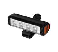 Front Cycle Light - 4 Lighting Modes High Lumen Lamp | Fast Charging Waterproof Night Riding With Battery Display For Outdoor Activities, Rechargeable LED Bicycle Headlight Flashlight Mount Set