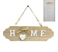 Front Door Welcome Sign Rustic Wooden Sign, Classic English Letter Design,