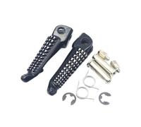 Front Foot Pegs Pedals For EX650 ER6N ER6F KLE650 Z750 Z750S 2006-2013(Black Front)