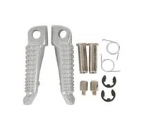 Front Foot Pegs Pedals For EX650 ER6N ER6F KLE650 Z750 Z750S 2006-2013(Silver Front)